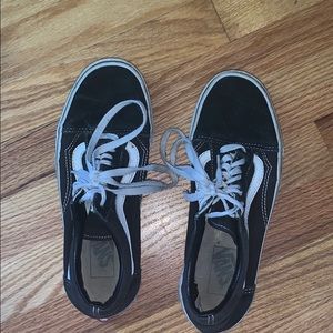black old skool vans